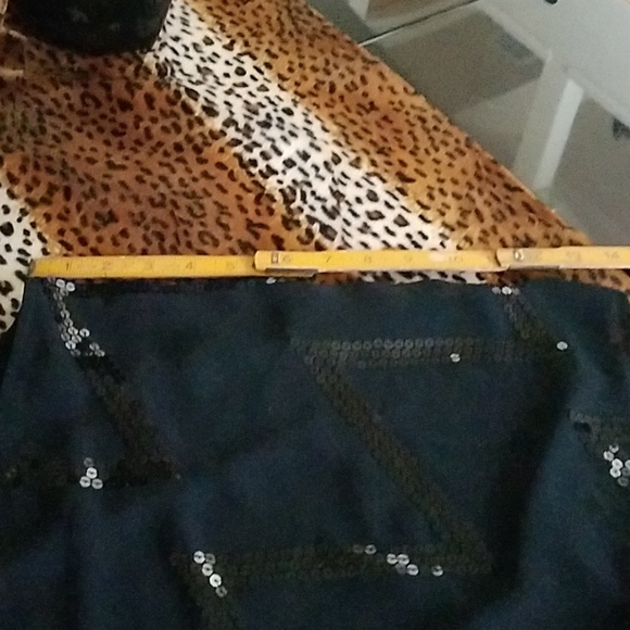 Black sheer with sequin blouse - Picture 4 of 5